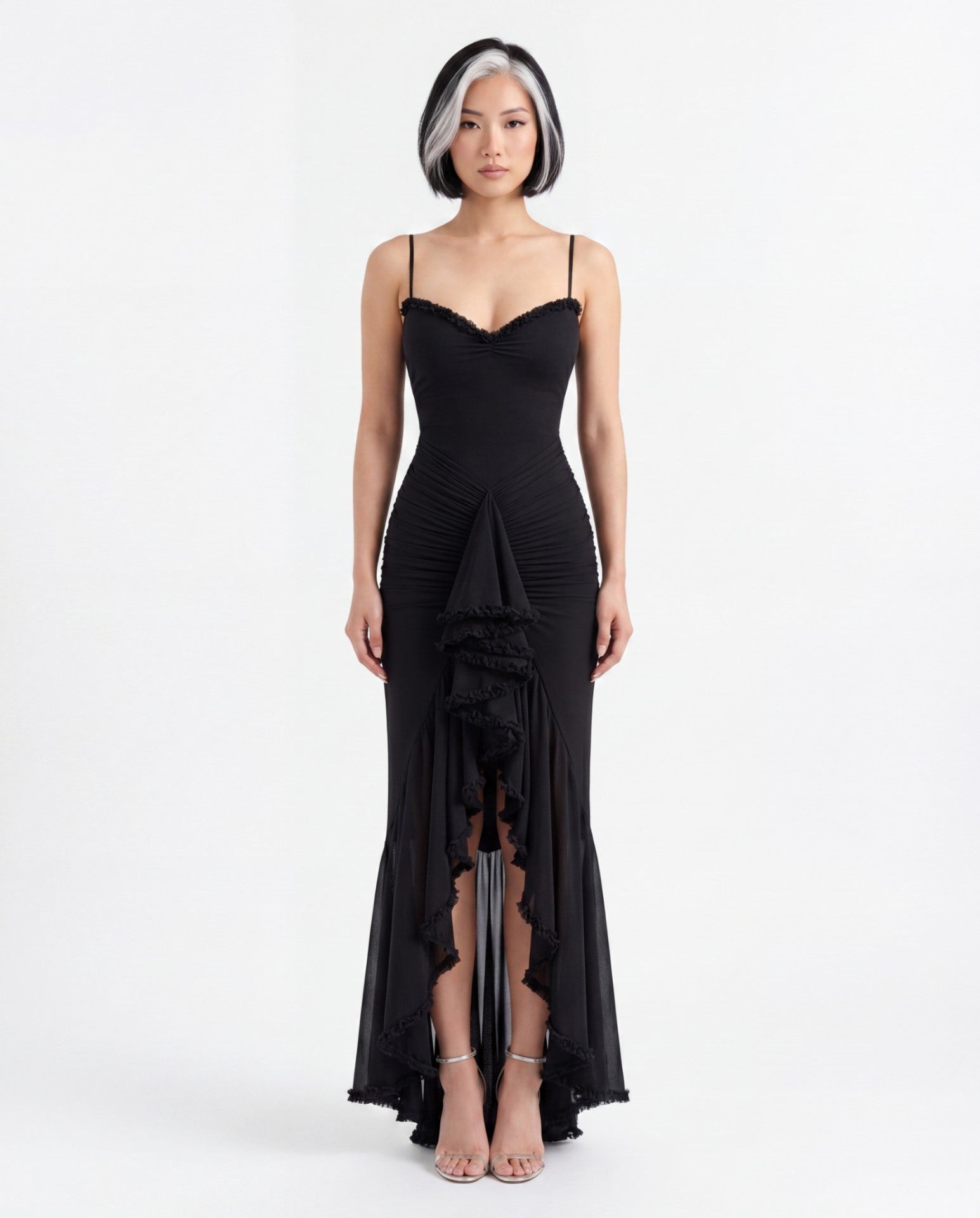 Grace Ruched Bodycon Mini Dress
