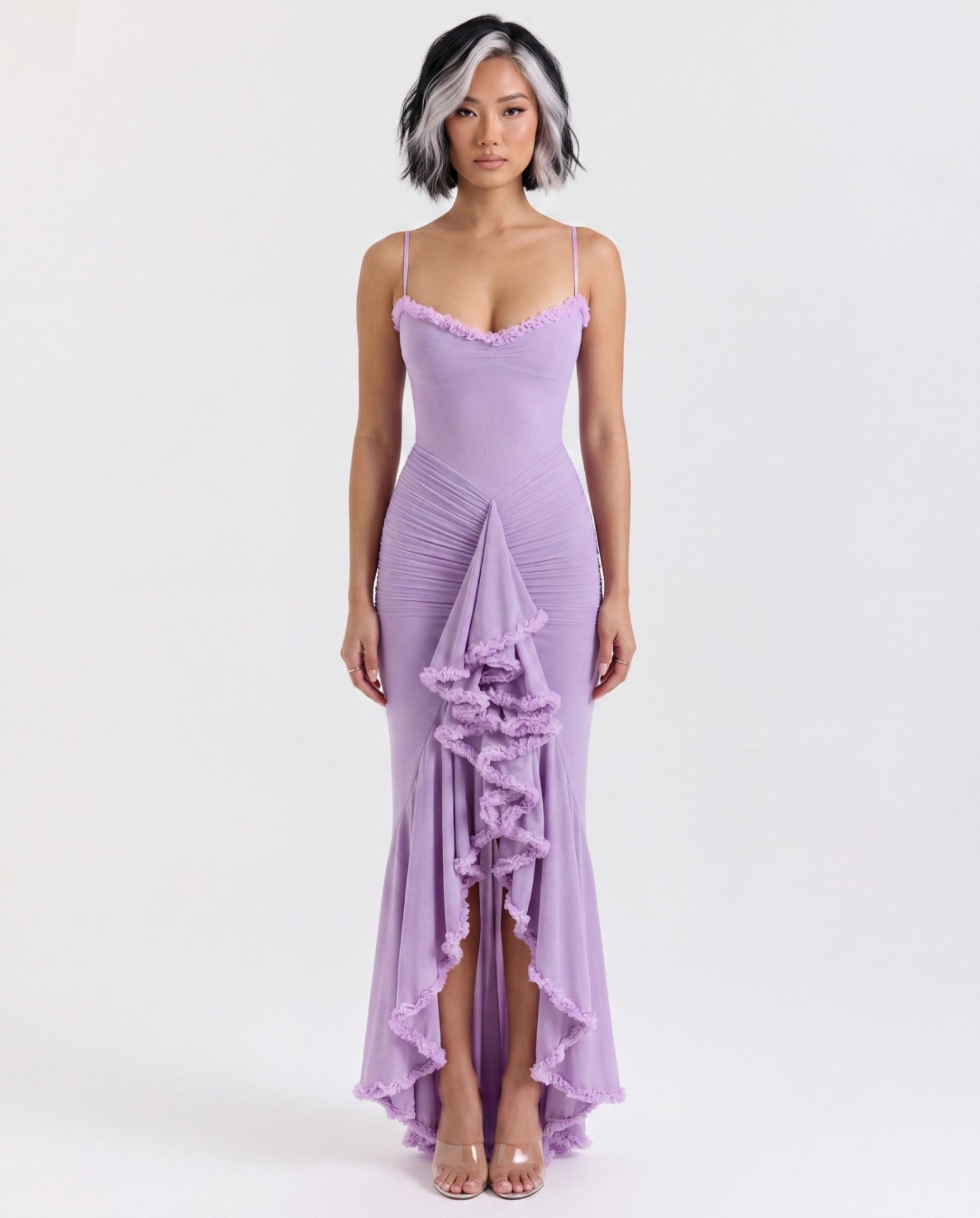Grace Ruched Bodycon Mini Dress
